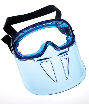 Eye protective Monogoggle shield